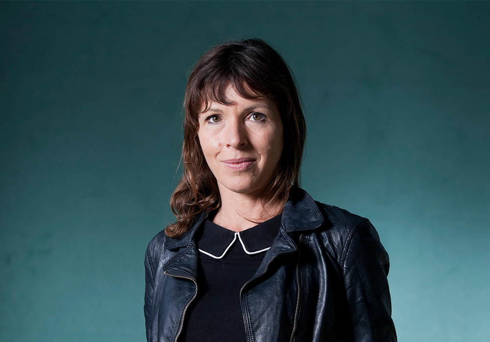 Rachel Cusk at the Edinburgh International Book Festival, 2015 (photograph by Gary Doak/Alamy)